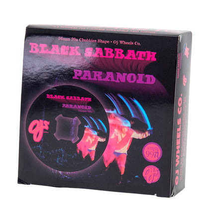 56mm Black Sabbath Paranoid Chubbies - Black (99a)