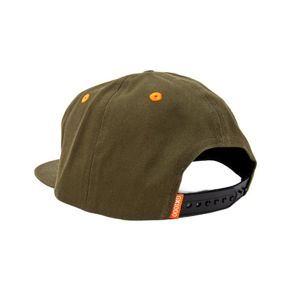 Mini OG Logo 5-Panel Snapback Hat (Military Green)