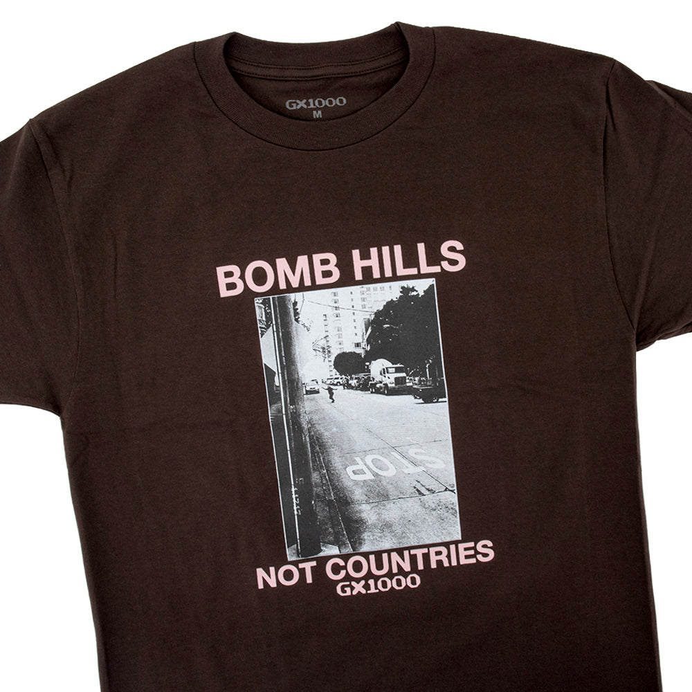 Bomb Hills S/S T-Shirt (Brown / Rose)