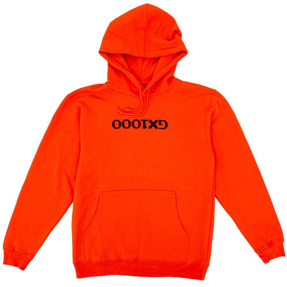 OG Logo Upside Down Hooded Sweatshirt (Orange)