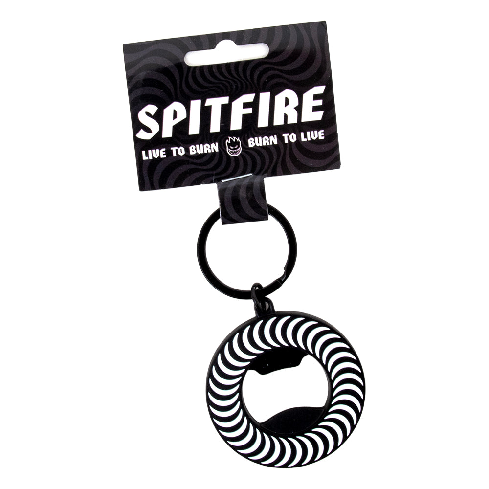 Bottle Opener Keychain (Black / White)
