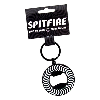 Bottle Opener Keychain (Black / White)