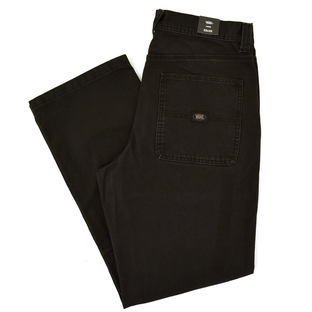 Drill Chore Loose Carpenter Pant (Black)