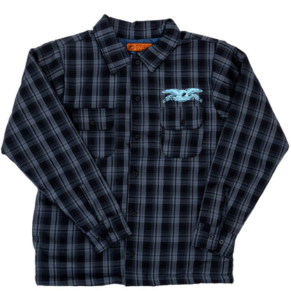 Hecho Por Skate Jacket (Navy Plaid w/ Navy Lining)