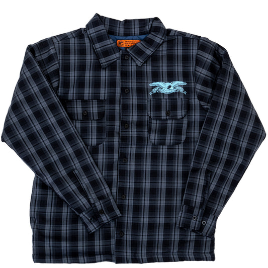 Hecho Por Skate Jacket (Navy Plaid w/ Navy Lining)
