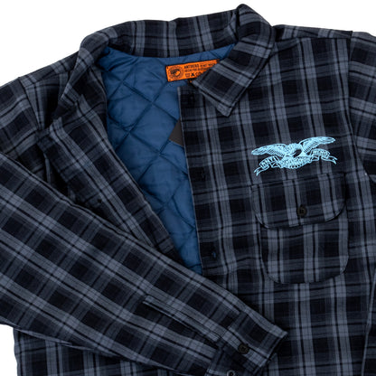 Hecho Por Skate Jacket (Navy Plaid w/ Navy Lining)