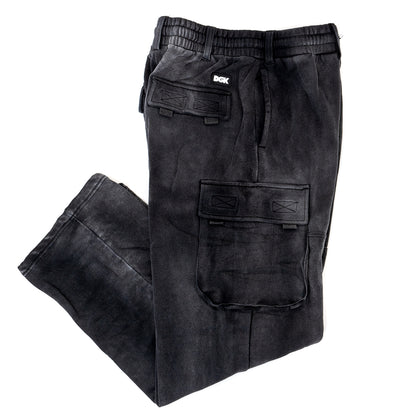 Lineage 24-7 Fleece Cargo Pant (Washed Black)
