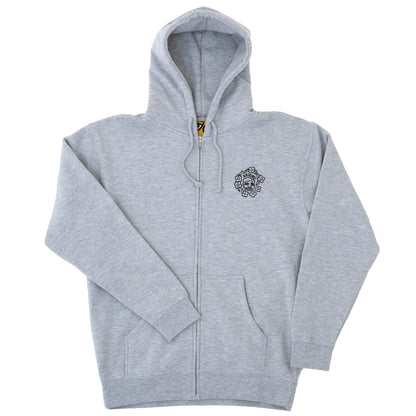 MG Zip Up Hooded Sweatshirt (Grey Heather)