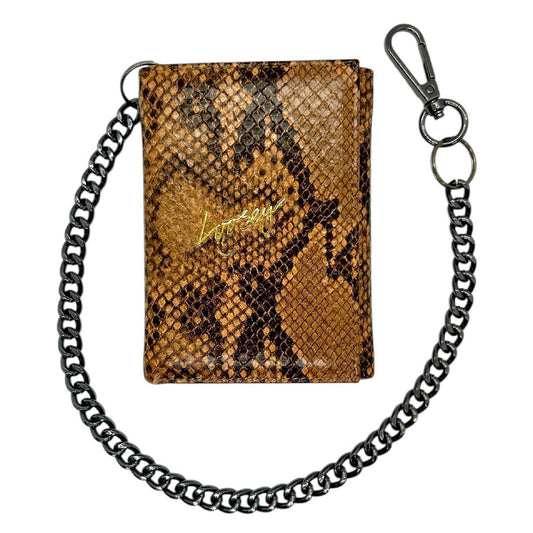 Snake Chain Wallet (Brown)