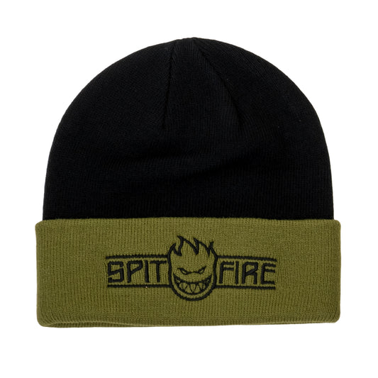 LTB Arch Bighead Script Cuff Beanie (Olive / Black)