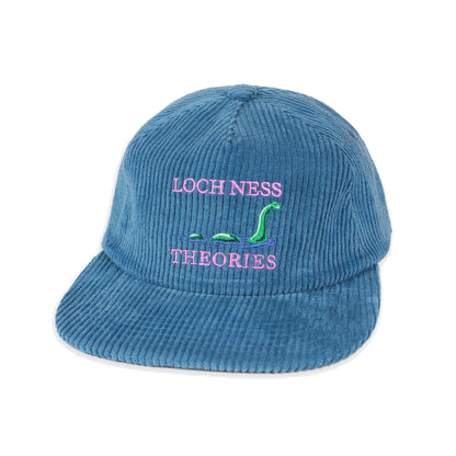 Loch Ness Corduroy Snapback Hat (Steel Blue)
