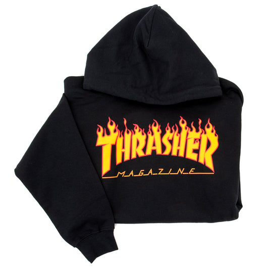 Flame Hooded Sweatshirt (Black)
