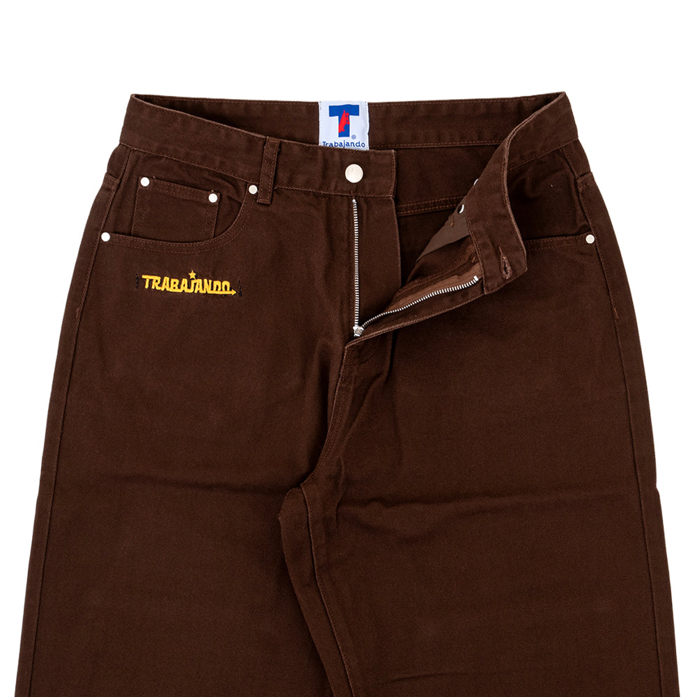 Trabajando Baggy Jeans (Chocolate Brown)