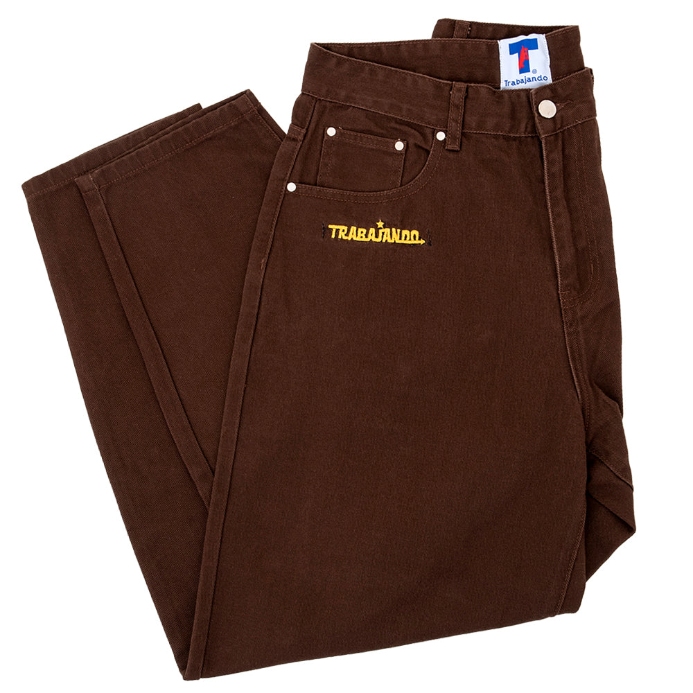 Trabajando Baggy Jeans (Chocolate Brown)