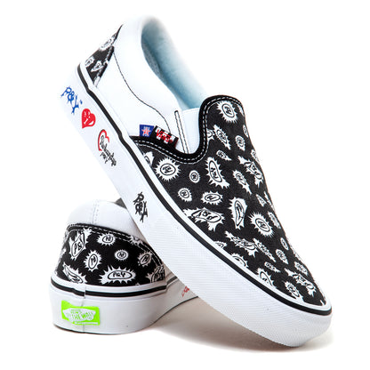 Skate Slip-On (Punkandyo) Black / White