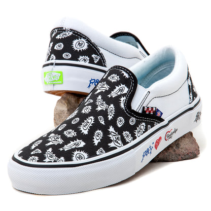Skate Slip-On (Punkandyo) Black / White