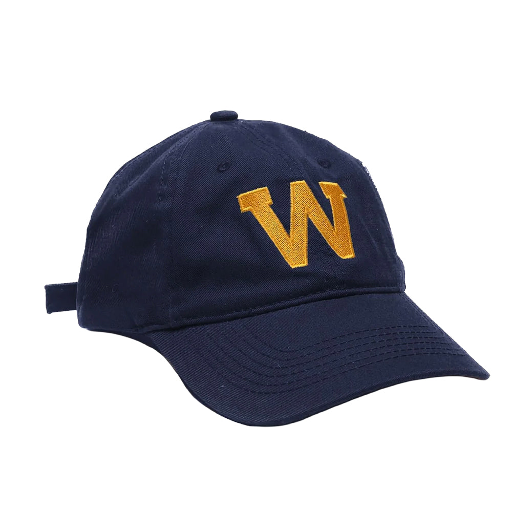 Eddy 6 Panel Strapback Hat (Navy)