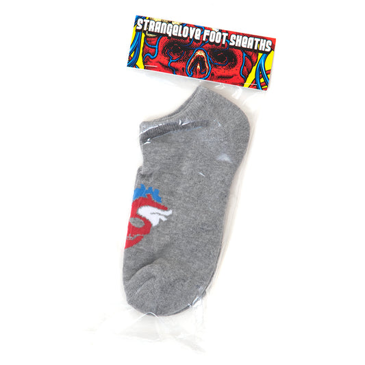 Heart Logo No Show Foot Sheaths (Grey)