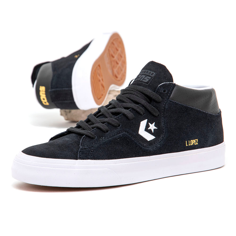 Louie Lopez Pro Mid (Black / Black / White)