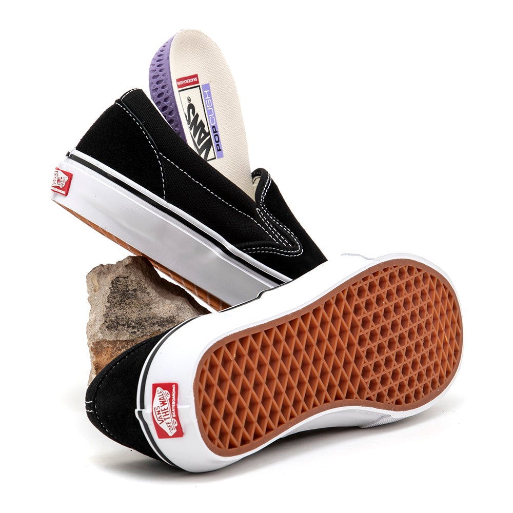 Skate Slip-On (Black / White)