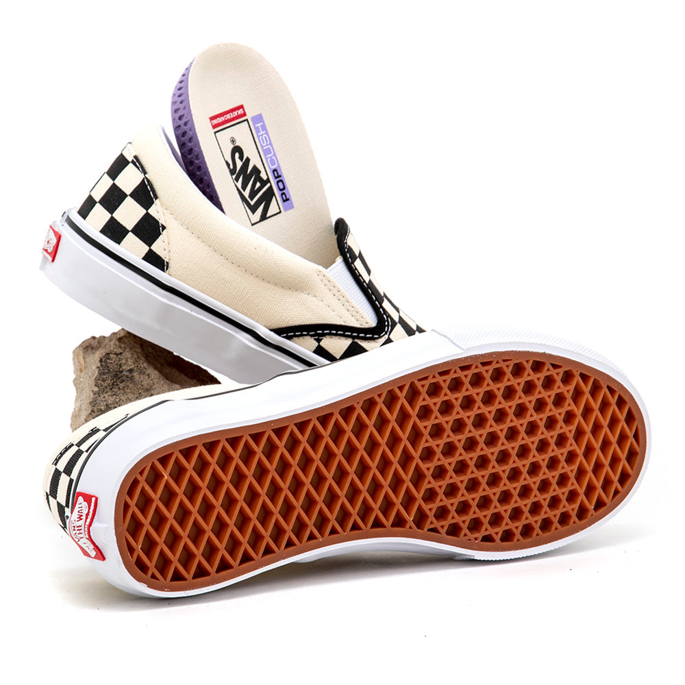 Skate Slip-On (Checkerboard) Black / Off White